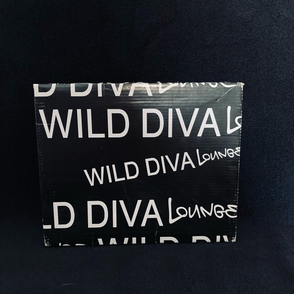 Wild Diva Black Heels with Box